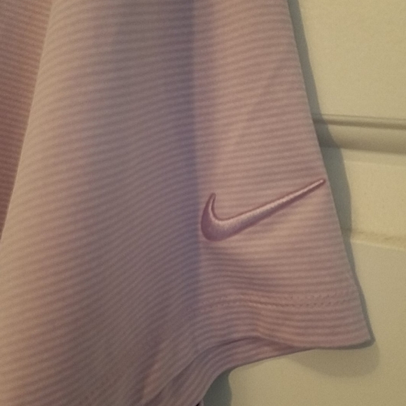 Nike Dri Fit Vapor polo XXL Lilac small stripe - Picture 2 of 4